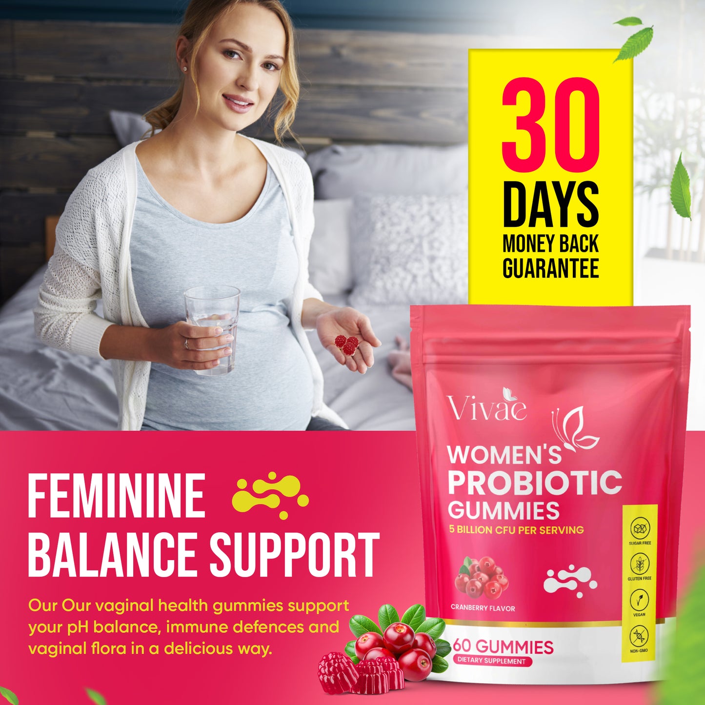 Cranberry Probiotic Gummies